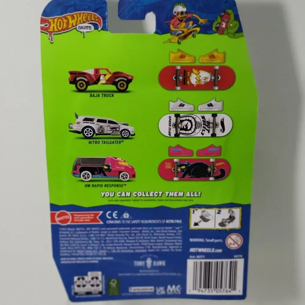 Hot Wheels Skate Metallic GOLD Deck Maximum Leeway Exclusive Diecast Fingerboard